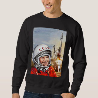 Soviet Gagarin Cosmonaut Space Program Vintage CCC スウェットシャツ