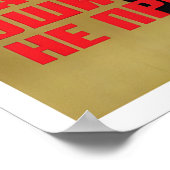 Soviet Health & Safety Poster Remember! Machines ポスター (角)