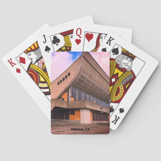 Soviet Modernist Architecture - Vilnius, Lithuania トランプ (裏面)