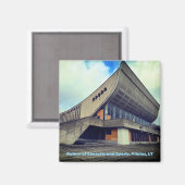 Soviet Palace of Concerts & Sports - Lithuania マグネット (正面/裏面)