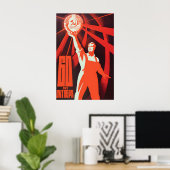 Soviet Propaganda Poster – 60 Years October ポスター (ホームオフィス)
