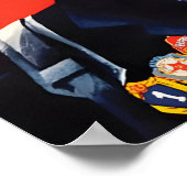 Soviet Propaganda Poster Army School of ポスター (角)