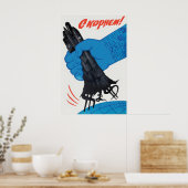 Soviet Propaganda Poster By the root Anti-USA Cold ポスター (キッチン)