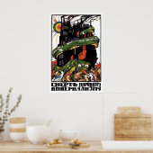 Soviet Propaganda Poster Death of international ポスター (キッチン)