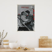 Soviet Propaganda Poster Our forces are the army ポスター (キッチン)