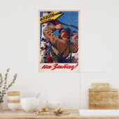 Soviet Propaganda Poster Red Army To The West! ポスター (キッチン)
