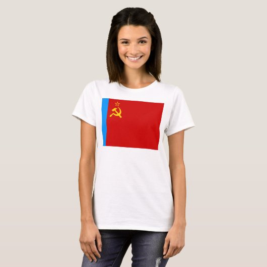 Soviet Russia Flag, USSR, CCCP, Communism, Lenin Tシャツ (正面フル)