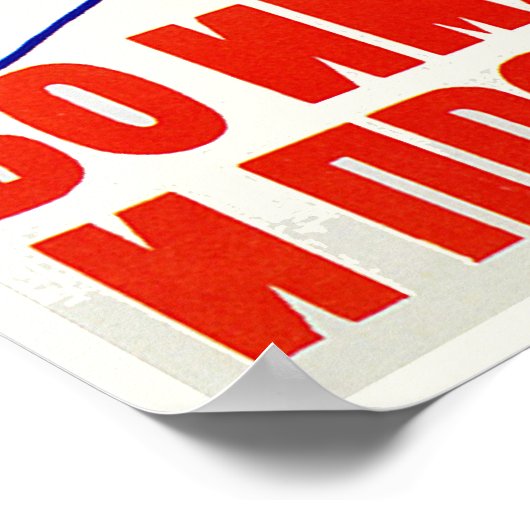 Soviet Space Propaganda Poster ポスター (角)