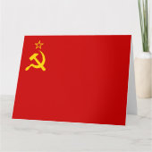 Soviet Union Flag, USSR, CCCP, Communism, Lenin カード (正面)