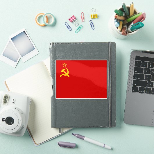 Soviet Union Flag, USSR, CCCP, Communism, Lenin シール (iPadカバー)