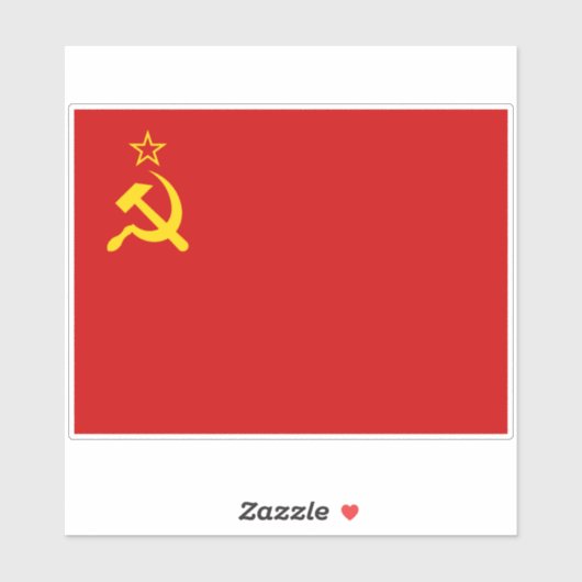 Soviet Union Flag, USSR, CCCP, Communism, Lenin シール (シート)