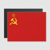 Soviet Union Flag, USSR, CCCP, Communism, Lenin マグネット招待状 (正面/裏面)