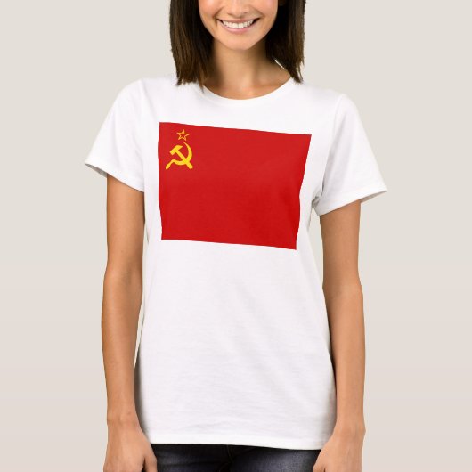 Soviet Union Flag, USSR, CCCP, Communism, Lenin Tシャツ (正面)