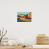 Sowerby Bridge Canal Basin アート ポスター (キッチン)