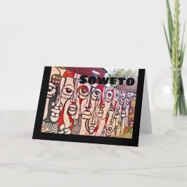 Soweto Mural, South Africa ノートカード