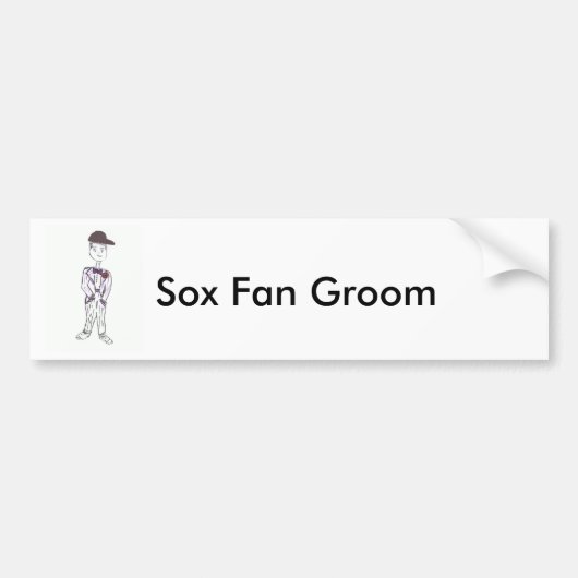 Soxファン・グルーミング バンパーステッカー (正面)