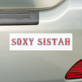 Soxy Sistahのバンパーステッカー バンパーステッカー (車上)