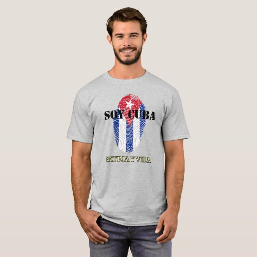 Soy Cuba I Am Cuba Patria Y Vida Light Tシャツ (正面フル)