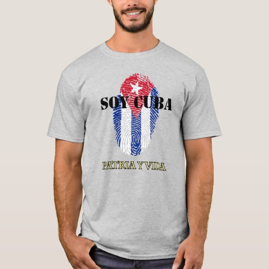 Soy Cuba I Am Cuba Patria Y Vida Light Tシャツ (正面)