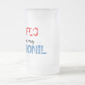 Soy feo pero muy varonil, mug フロストグラスビールジョッキ (中央)