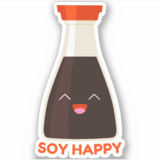 Soy Happyかわいいグルメシール シール