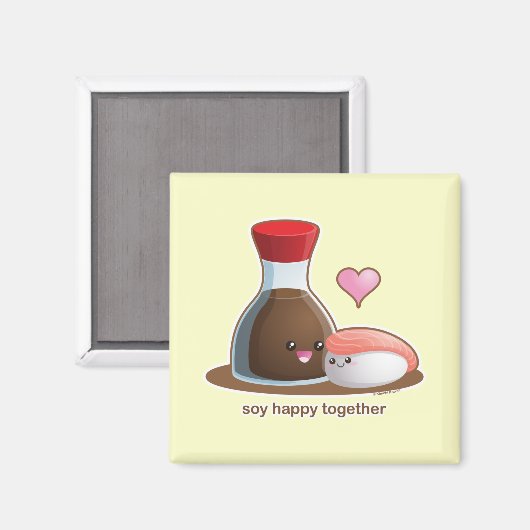 Soy Happy マグネット (正面/裏面)