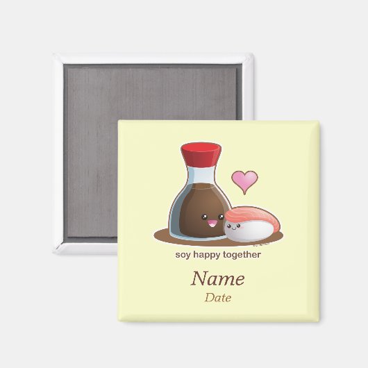 Soy Happy マグネット (正面/裏面)