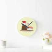 Soy Happy Together ラウンド壁時計 (ホーム)