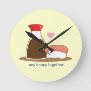 Soy Happy Together ラウンド壁時計