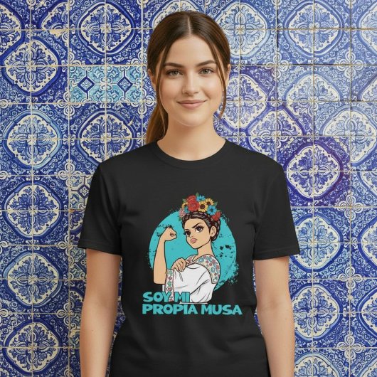 Soy Mi Propia Musaフラワークラウン権限メキシコ Tシャツ
