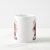 Soy Mujerラテンアメリカ系女性、強いラテン人女性 コーヒーマグカップ (中央)