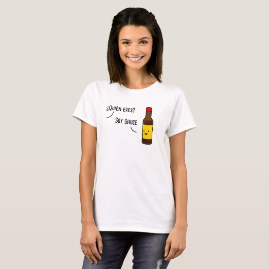 Soy Sauce Spanish Pun Tシャツ (正面フル)