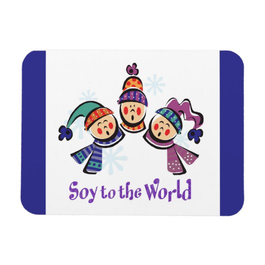 Soy to the World Choir マグネット (横)