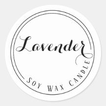 Soy Wax Candleラベル
