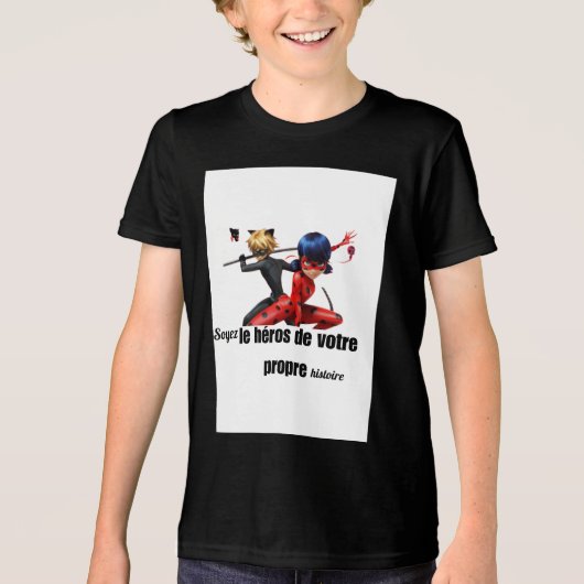 soyez le héros de votre propre histoire トライブレンドTシャツ (正面)