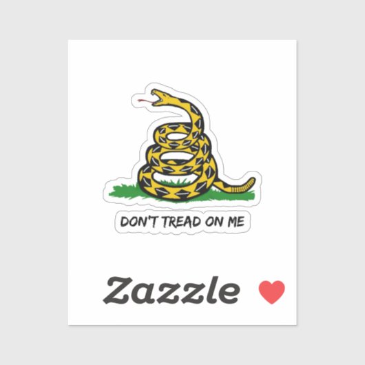 Soyez un vrai libertaire Ne marchez pas sur moi シール (シート)