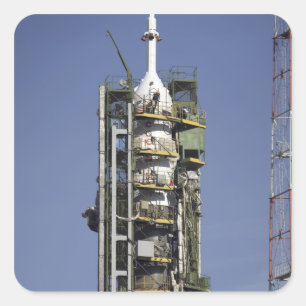 Soyuzのロケットは位置に建ちます スクエアシール
