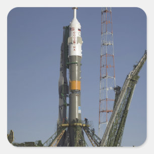 Soyuzのロケットは位置2に建ちます スクエアシール