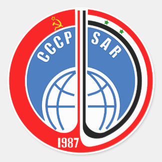 Soyuz TM-3ミッションロゴ ラウンドシール