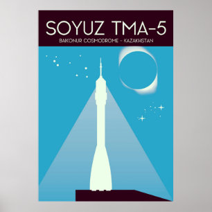 Soyuz TMA-5の宇宙の芸術 ポスター
