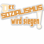 SOZIALISMUS DDR 1962 シール (正面)