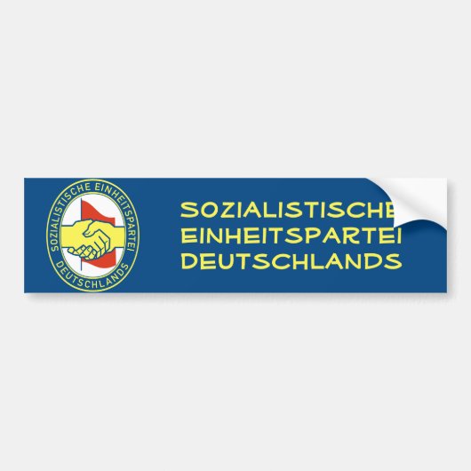 Sozialistische Einheitspartei Deutschlands バンパーステッカー (正面)