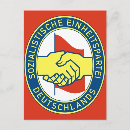 Sozialistische Einiitspartei Deutschlands ポストカード (正面)