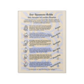 Sozialphobie Handout Psychoedukation ノートパッド (回転)