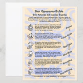 Sozialphobie Handout Psychoedukation *Download* 招待状 (正面/裏面)