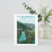 SP上のサクラメントリバーキャニオンのビュー ポストカード (スタンド正面)