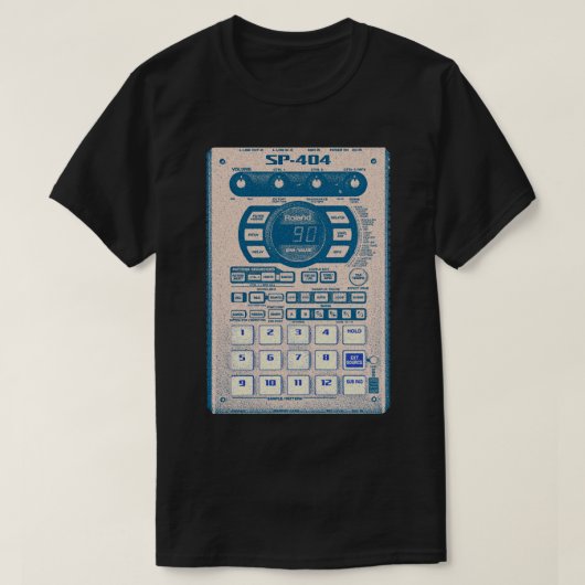 SP404サンプラーデザイン Tシャツ (デザイン正面)