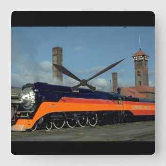 SP 4-8-4の"日光"機関車#4449_Trains スクエア壁時計