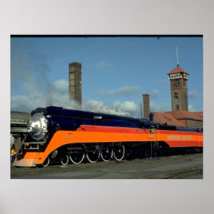 SP 4-8-4 「デイライト」機関車#4449_Trains ポスター