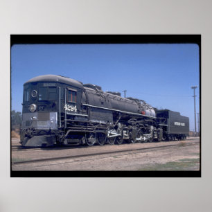 SP 4-8-8-2キャブ、前方マレット#4294_Trains ポスター
